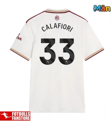 Arsenal Riccardo Calafiori #33 Tredje Tröja 2025-26 Kortärmad